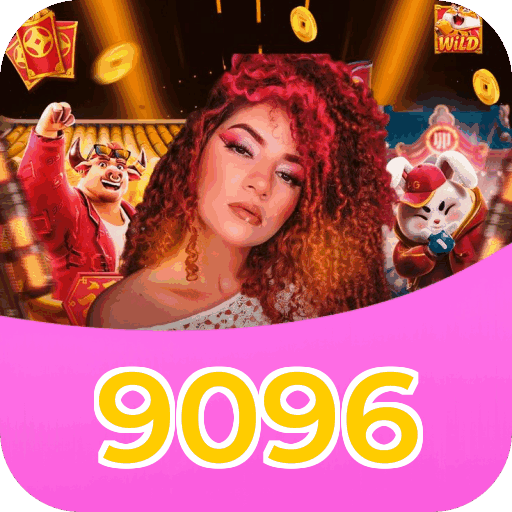 Interface do aplicativo 9096 mostrando jogos disponíveis no iOS e Android